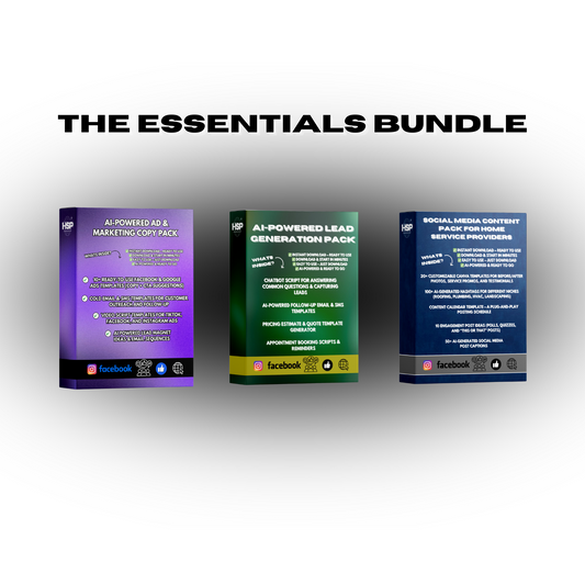 The "Essentials" Bundle (Social Media + Lead Gen + Ads Pack)